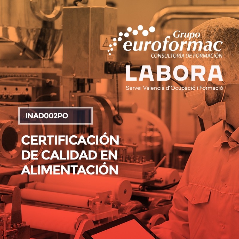 CERTIFICACIÓN DE CALIDAD EN ALIMENTACIÓN CERTIFICACIÓN DE CALIDAD EN ALIMENTACIÓN