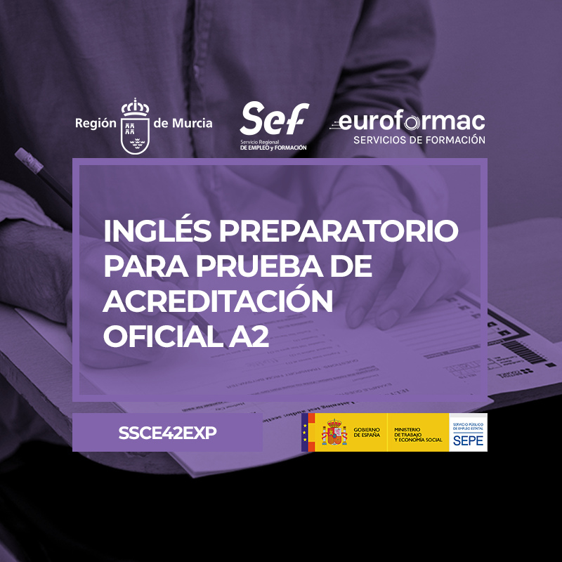 INGLÉS PREPARATORIO PARA PRUEBA DE ACREDITACIÓN OFICIAL A2