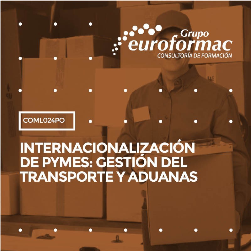 INTERNACIONALIZACIÓN DE PYMES: GESTIÓN DEL TRANSPORTE Y ADUANAS INTERNACIONALIZACIÓN DE PYMES: GESTIÓN DEL TRANSPORTE Y ADUANAS