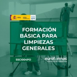 FORMACIÓN BÁSICA PARA LIMPIEZAS GENERALES