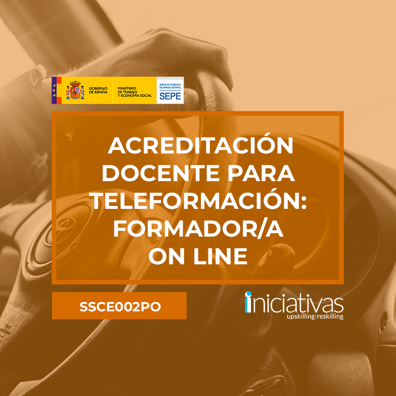 ACREDITACIÓN DOCENTE PARA TELEFORMACIÓN: FORMADOR/A ON LINE