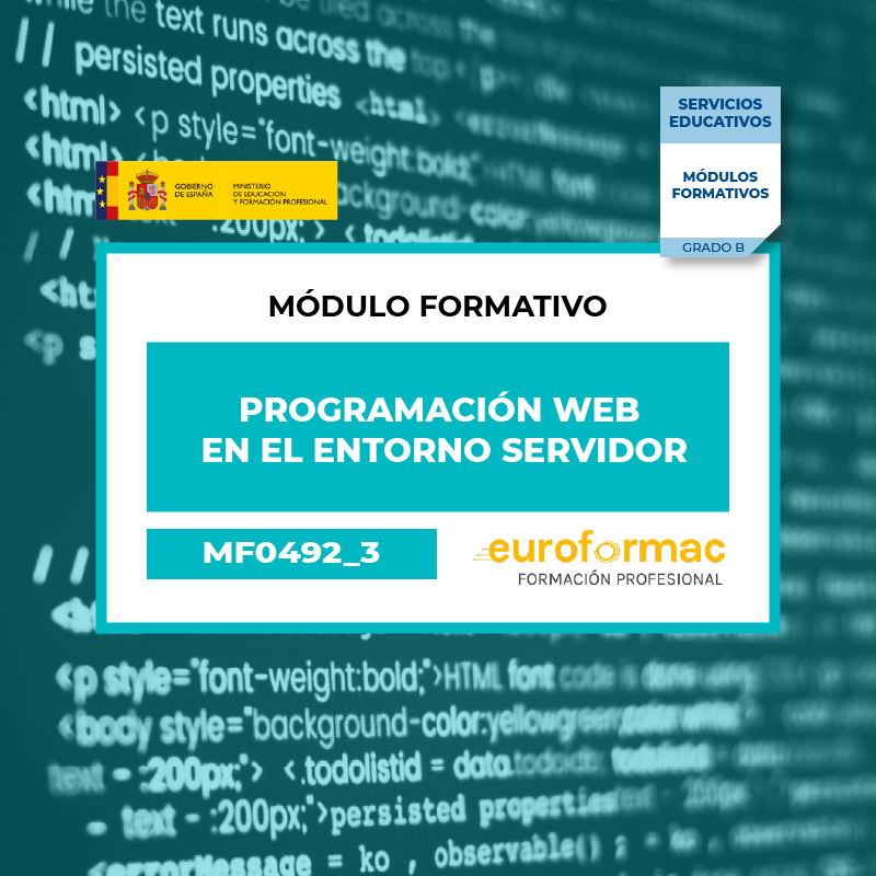 PROGRAMACIÓN WEB EN EL ENTORNO SERVIDOR (MF0492_3)