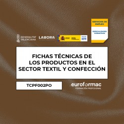 FICHAS TÉCNICAS DE LOS PRODUCTOS EN EL SECTOR TEXTIL Y CONFECCIÓN