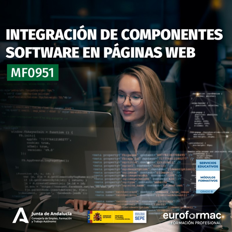 INTEGRACIÓN DE COMPONENTES SOFTWARE EN PÁGINAS WEB (MF0951_2)