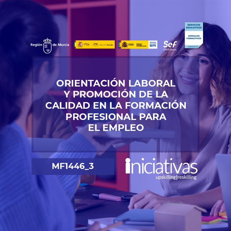 ORIENTACIÓN LABORAL Y PROMOCIÓN DE LA CALIDAD EN LA FORMACIÓN PROFESIONAL PARA EL EMPLEO (MF1446_3)