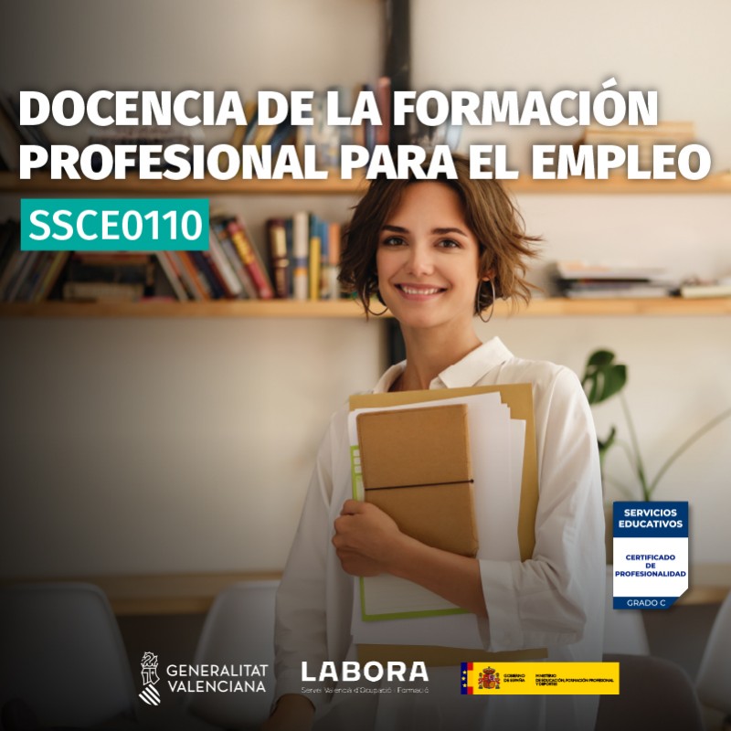 SSCE0110 - DOCENCIA DE LA FORMACIÓN PROFESIONAL PARA EL EMPLEO