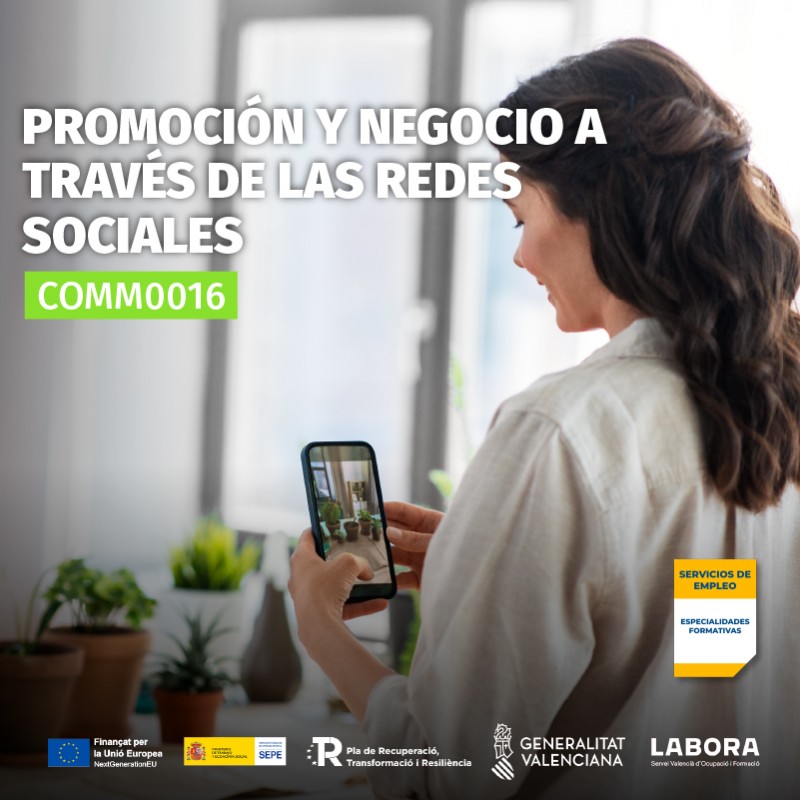 COMM0016 - PROMOCIÓN Y NEGOCIO A TRAVÉS DE LAS REDES SOCIALES