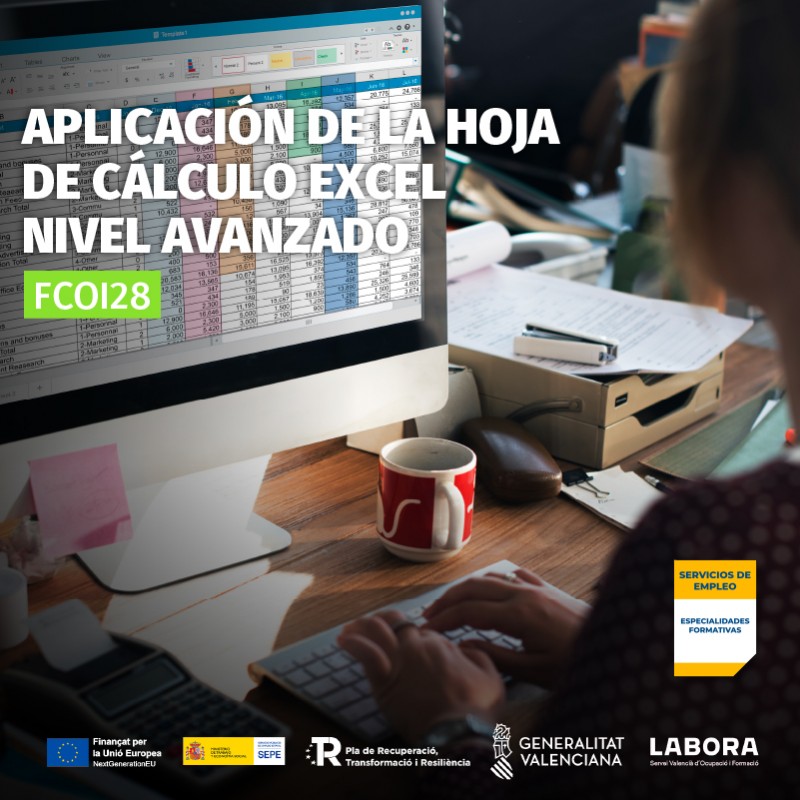 FCOI28 - APLICACIÓN DE LA HOJA DE CÁLCULO EXCEL. NIVEL AVANZADO