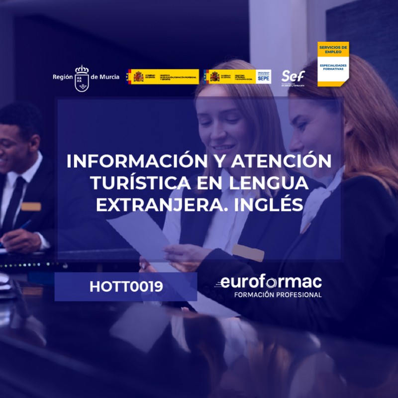 PL-2023-65/15- HOTT0019 - INFORMACIÓN Y ATENCIÓN TURÍSTICA EN LENGUA EXTRANJERA, INGLÉS