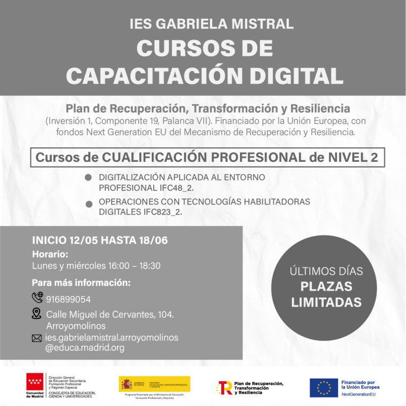 CURSOS DE CAPACITACIÓN DIGITAL