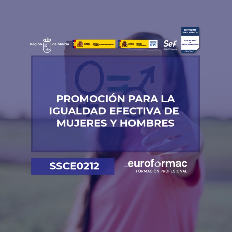SSCE0212 - PROMOCIÓN PARA LA IGUALDAD EFECTIVA DE MUJERES Y HOMBRES