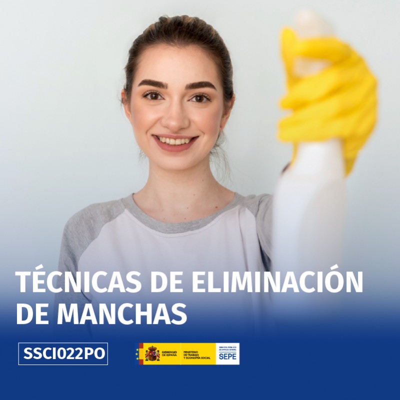 SSCI022PO - TÉCNICAS DE ELIMINACIÓN DE MANCHAS
