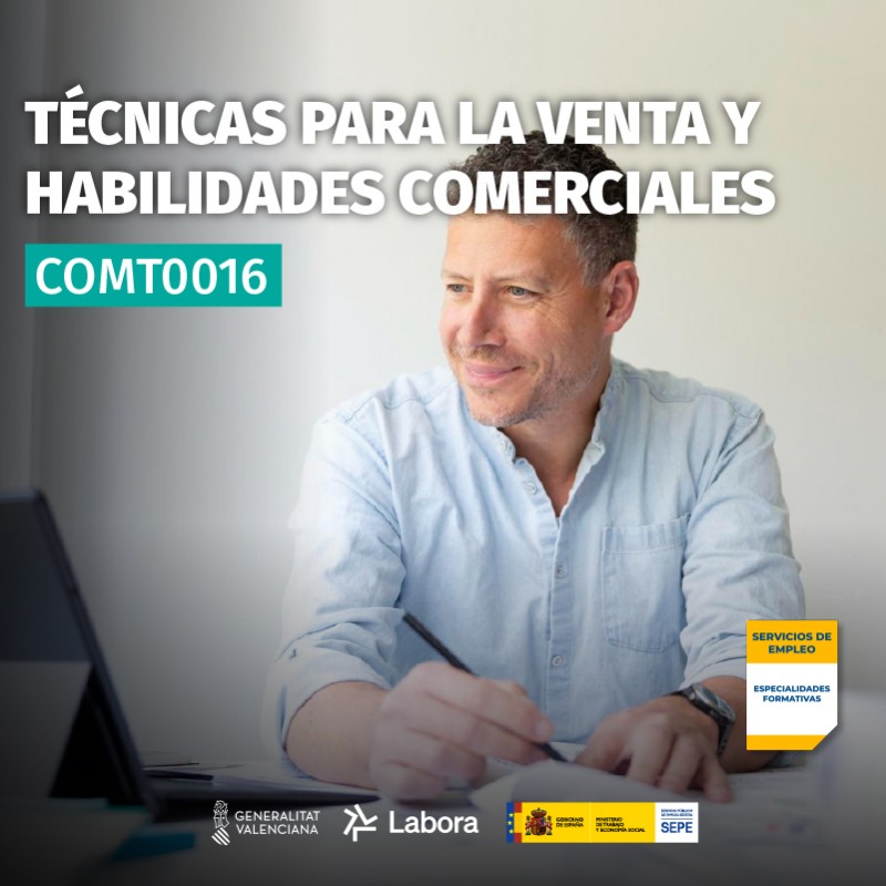 COMT0016 - TÉCNICAS PARA LA VENTA Y HABILIDADES COMERCIALES