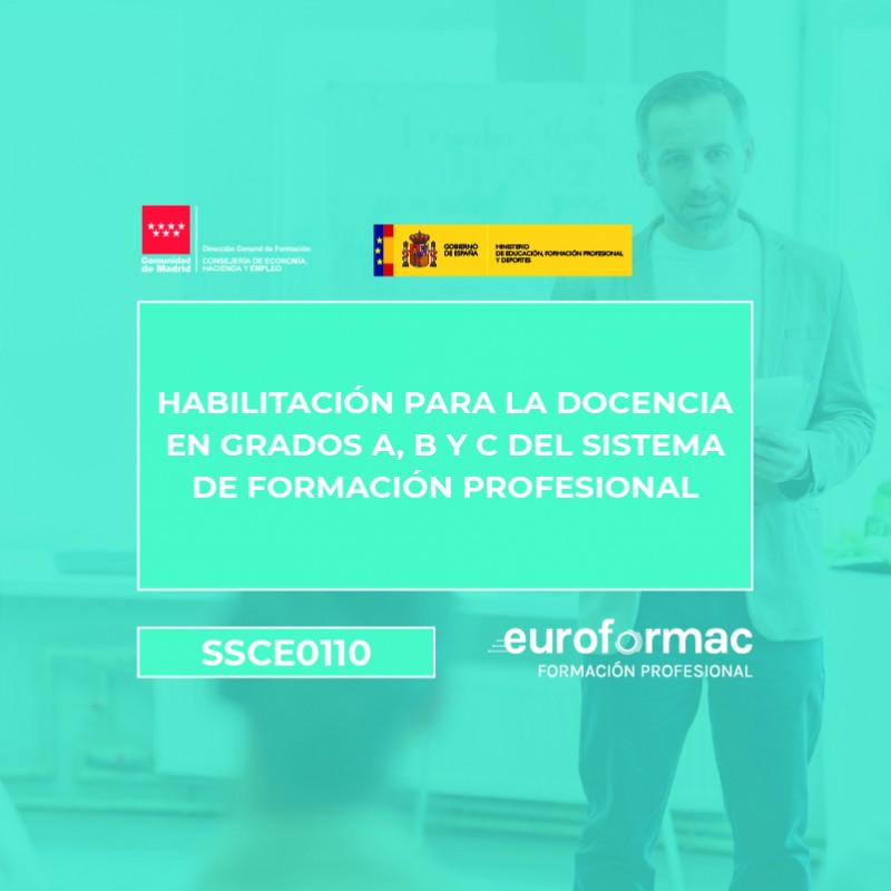 SSCE0110 - HABILITACIÓN PARA LA DOCENCIA EN GRADOS A, B Y C DEL SISTEMA DE FORMACIÓN PROFESIONAL