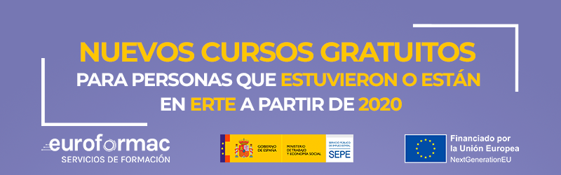 cursos gratis para trabajadores Plan ERTE 2022